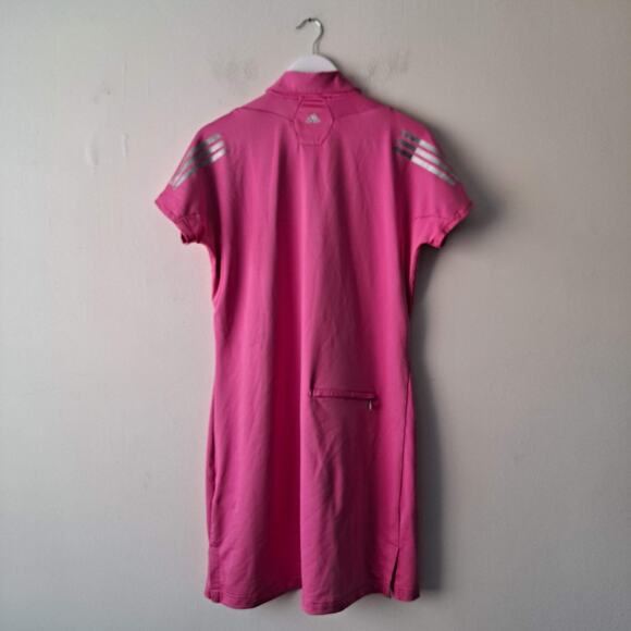 Adidas Pink ClimaCool Short Sleeve Active Dress - Size 12 - Picture 6 of 13